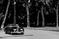 A Rolls Royce parked under trees in Chelsea