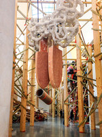Phyllida Barlow large-scale sculptural installation