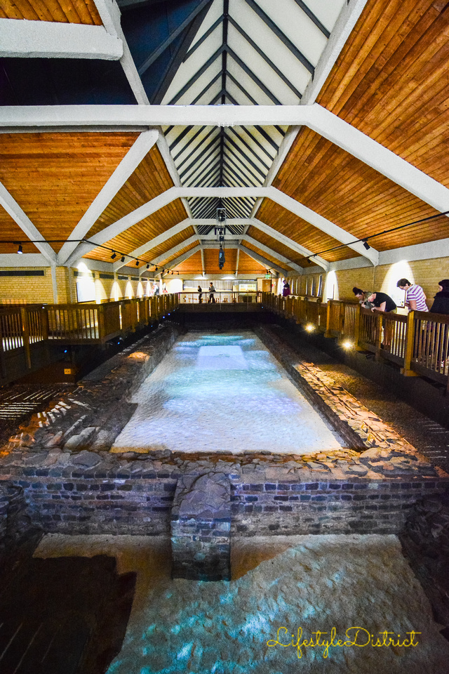 The Roman Baths at Caerleon are amazing