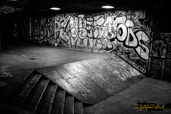 The Southbank skate park attract some