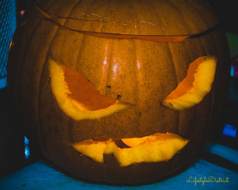 What a scary Halloween Pumpkin  • Virginia Allwood • Le Shop UK Photography •