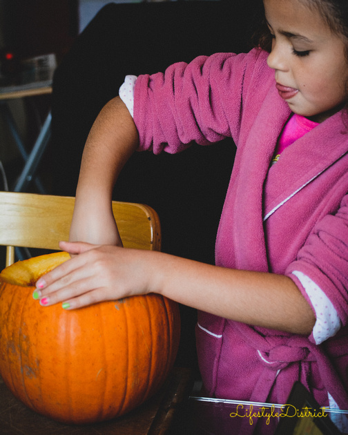 Carving the Halloween Pumpkin  • Virginia Allwood • Le Shop UK Photography •