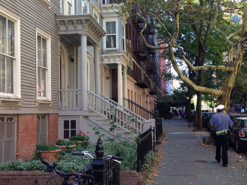 Check out the lovely architecture in Brooklyn Heights, New York City.