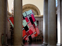 Coloured squares at the Tate Britain