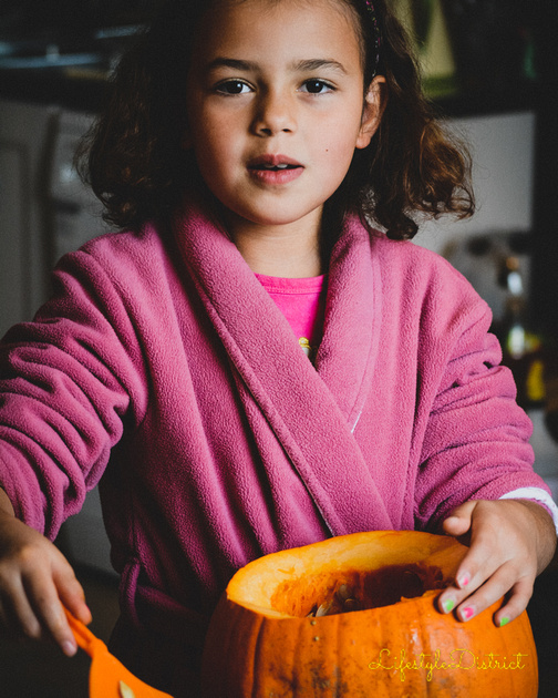Carving the Halloween Pumpkin • Virginia Allwood • Le Shop UK Photography •