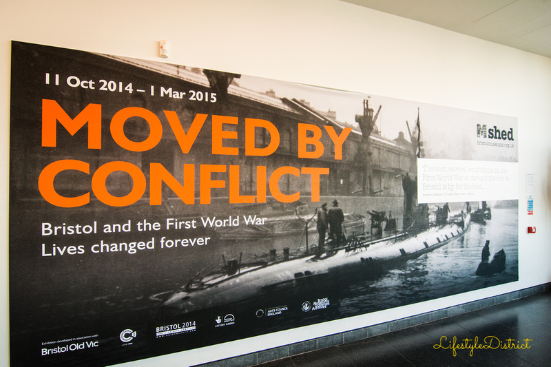 The Moved By Conflict  exhibition at Bristol's MShed.